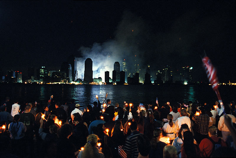 "Jersey City, Candlelight Vigil, Sept. 14, 2001"